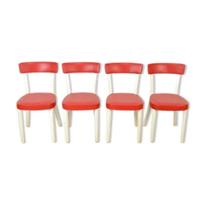4 chaises de bistrot - 1960