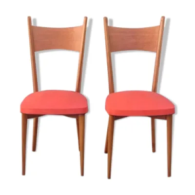 Deux chaises vintage - rouge
