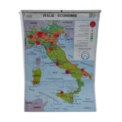 Carte scolaire vintage - italie