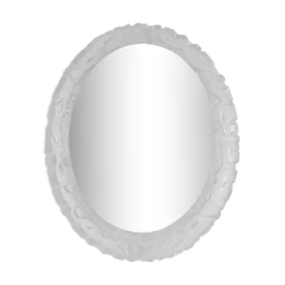 miroir ovale avec éclairage - bord