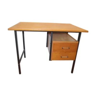 bureau vintage en fer - bois