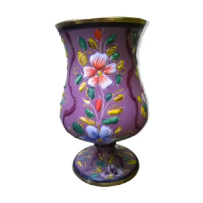 Vase émaillé vintage