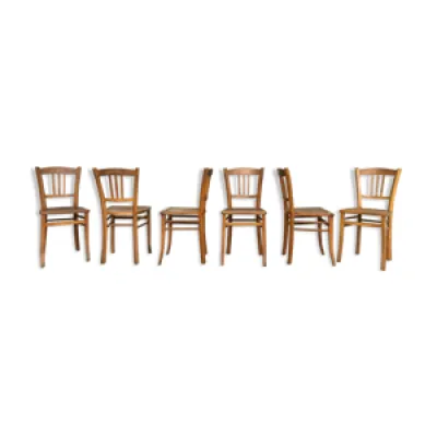 Série de 6 chaises bistrot - luterma
