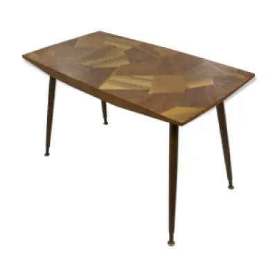Table mosaïque de bois