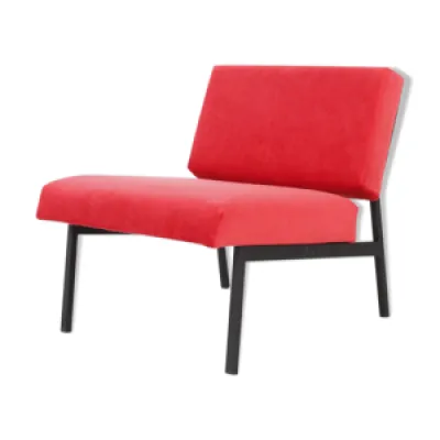 chaise longue avec rembourrage - rouge