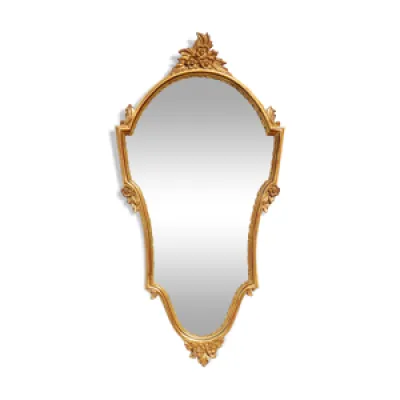 Miroir doré vintage - style louis