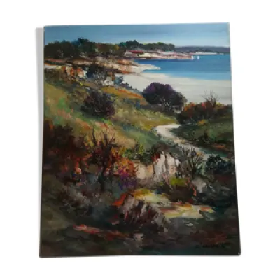Peinture bord de mer - provence