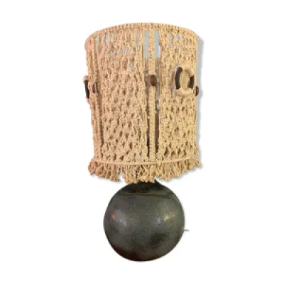 lampe boule en céramique