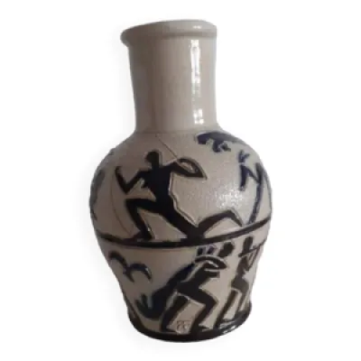 Vase céramique malicorne