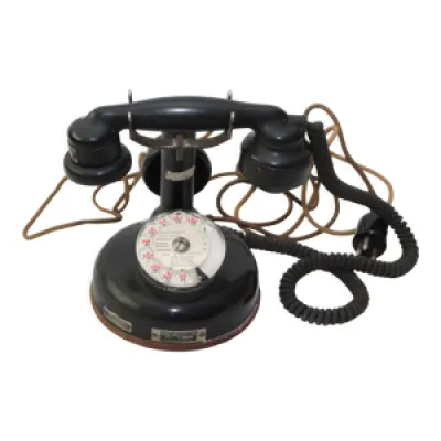 Téléphone noir vintage