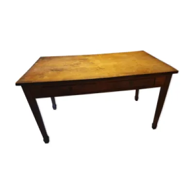 Table de ferme ancienne - tiroirs bois