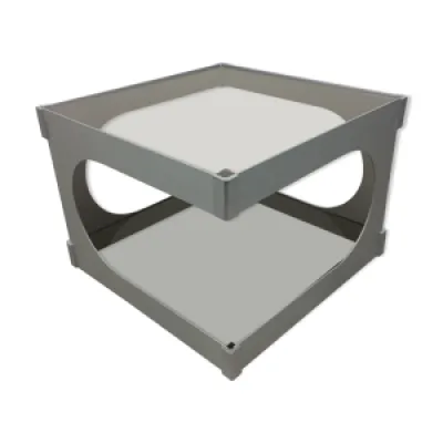 Table d'appoint space - aluminium verre