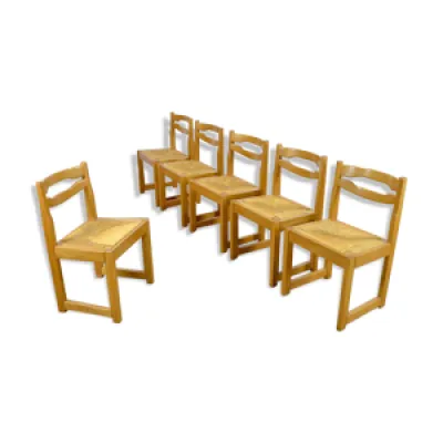 Set de 6 chaises vintage - 1970 1980
