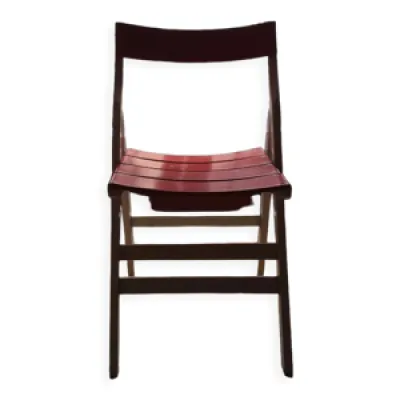 Chaise pliable vintage - bois