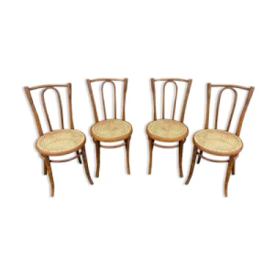 4 chaises bistrot café - viennoise