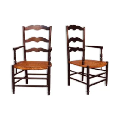 paire de fauteuils provençaux - xixe
