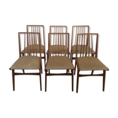 Ensemble de six chaises