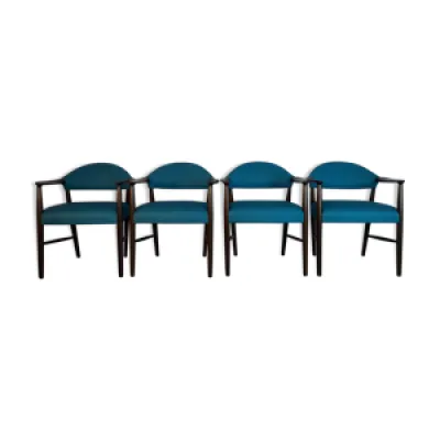 Set 4 chaises de salon - 1950s