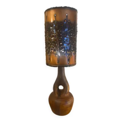 Lampe céramique cuivre - accolay