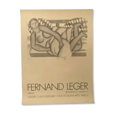 Lithographie offset Fernand - 1971