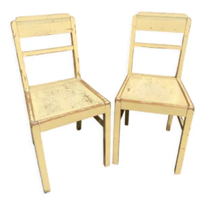2 chaises 1940-50s