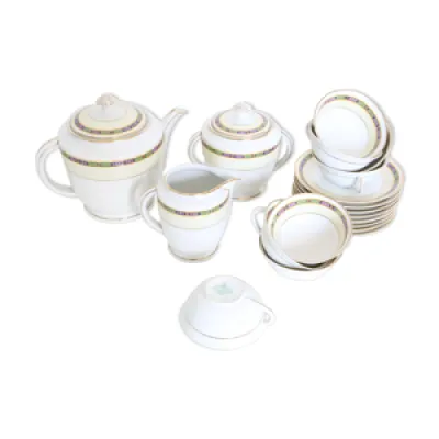 Service à thé porcelaine - limoges charles ahrenfeldt