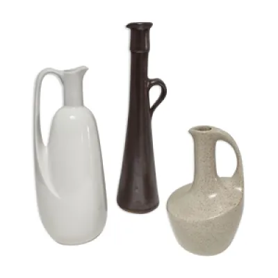 Trois vases céramique - porcelaine