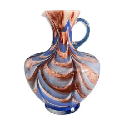 Vase pichet opaline florence - couleur bleu