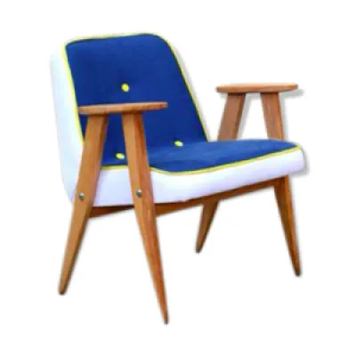 fauteuil vintage des - bleu
