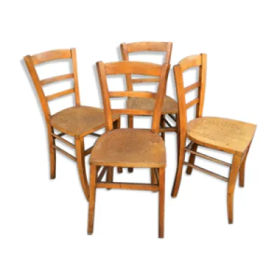 4 chaises bistrot vintage - 1960s