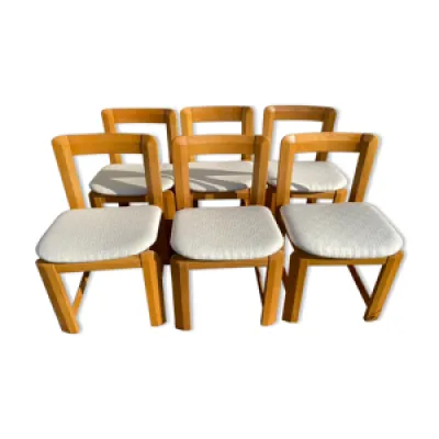 6 chaises vintage design