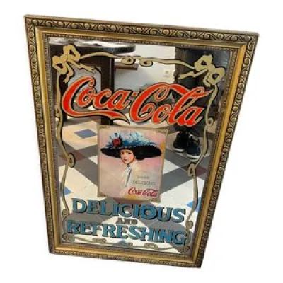 Miroir vintage pub coca - cola