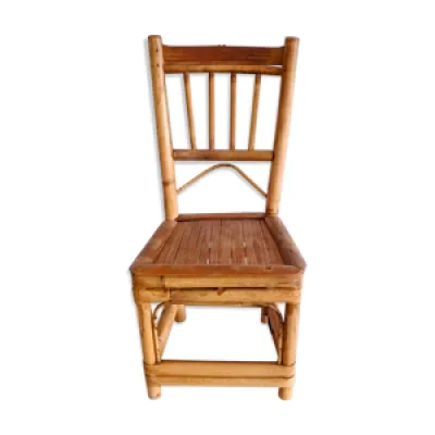 chaise vintage en bamboo - enfant
