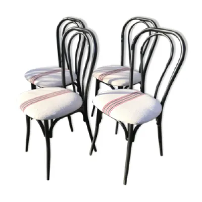4 chaises bistro vintage - metal