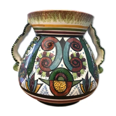 Vase en céramique P. - fouillen quimper