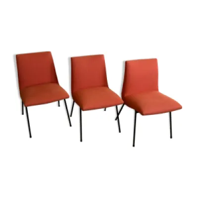 Suite 3 chaises vintage - pierre paulin