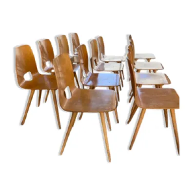 12 chaises vintage par - bellmann