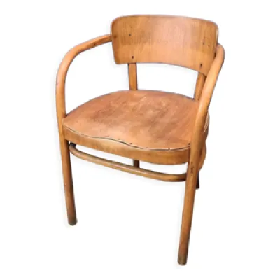 fauteuil bois courbe - vers 1950