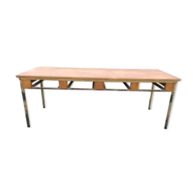 Table vintage moderniste - recouvert