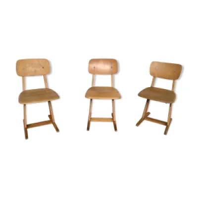 Série de 3 chaises casala - enfant
