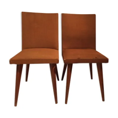 Paire de chaises vintage - 1950 bois