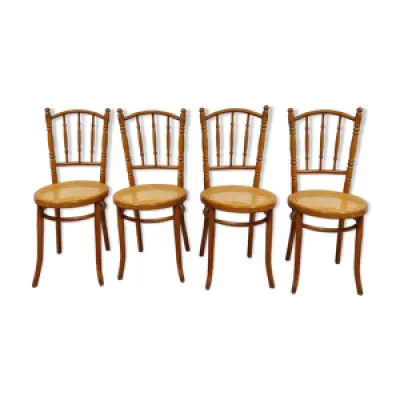 Ensemble de 4 chaises - bistro