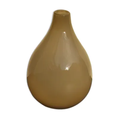 Vase Murano en verre - marron