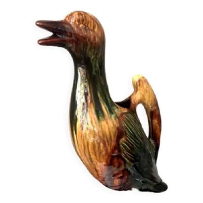 Pichet canard en ceramique