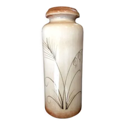 Vase vintage west germany - marron beige