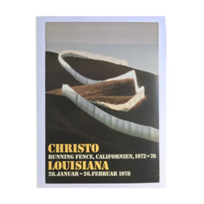 Affiche de Christo, Louisiana - 1978