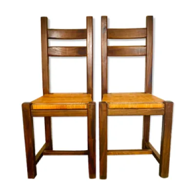 Deux chaises brutalistes