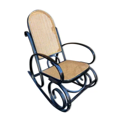 rocking chair bois courbé