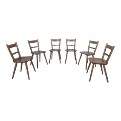 6 chaises bistrot vintage - 60