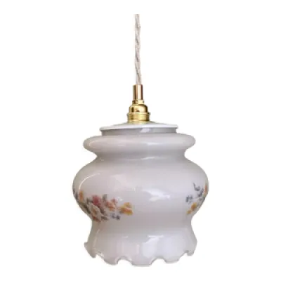 Baladeuse globe vintage - blanche opaline